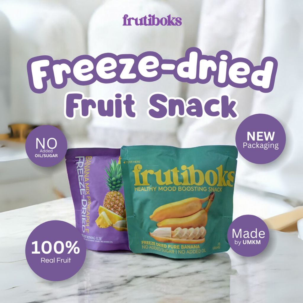 

Frutiboks Freeze Dried Fruits - Snack Buah Kering 100% Buah Asli Halal