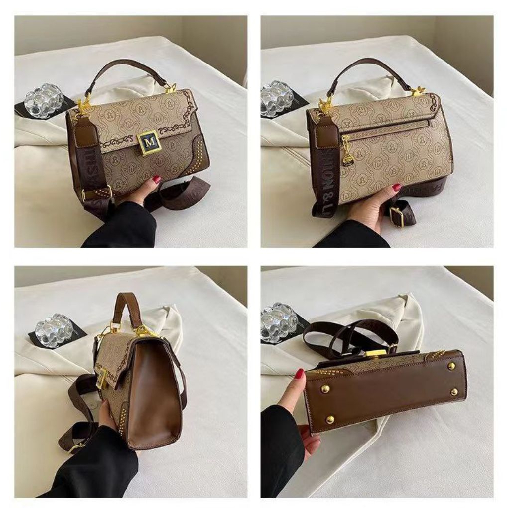 Fashion Code Tas2171 Judith Bag Tas Terbuah Dari Bahan PU Leather  Selempang Wanita Import