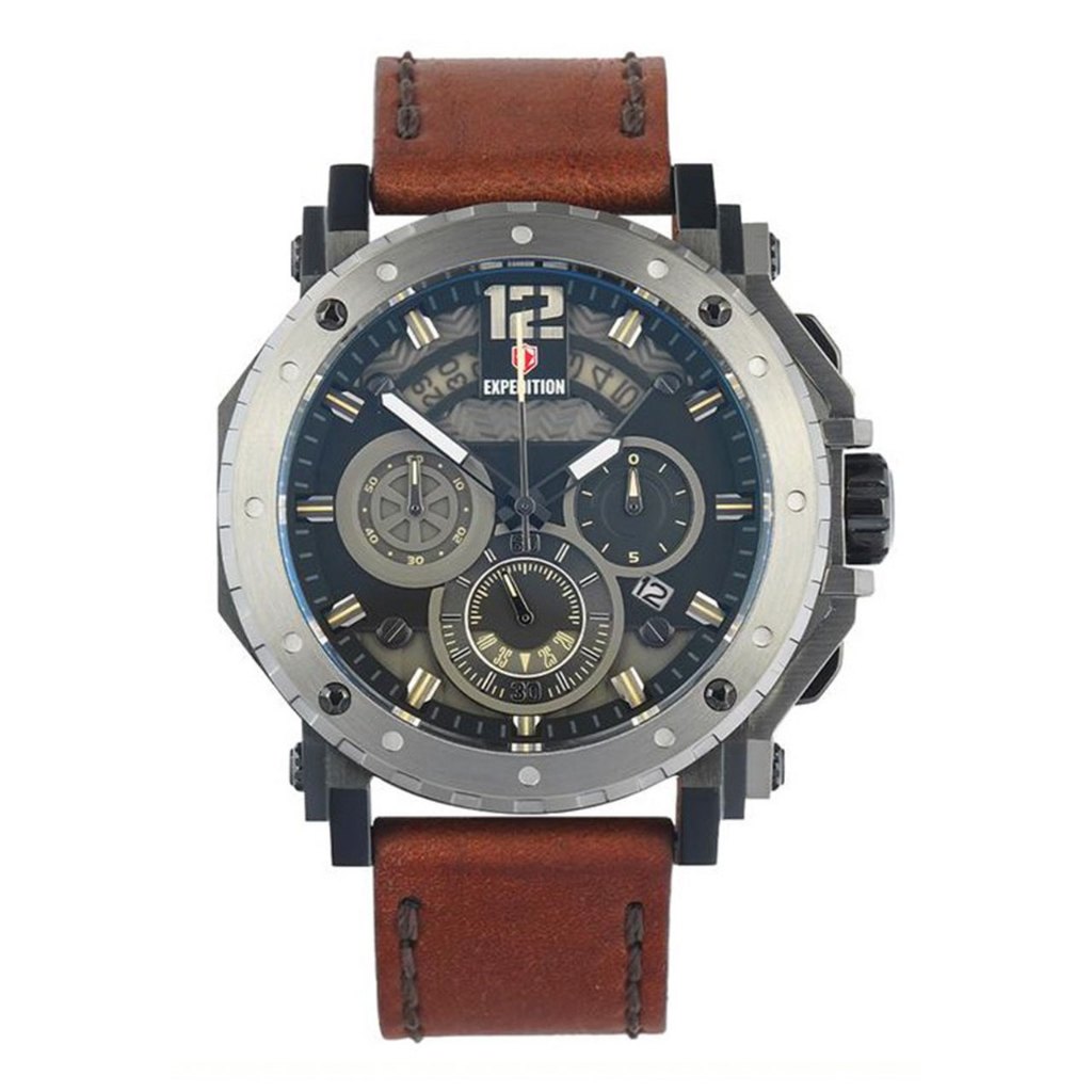 Jam Tangan Pria Analog Expedition 6402MC E6402 MC 6402 MCLEPBAIV Original Garansi Resmi