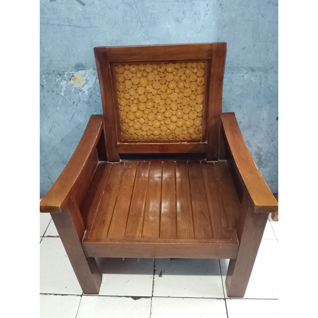 [PRELOVED] KURSI TAMU KAYU JATI