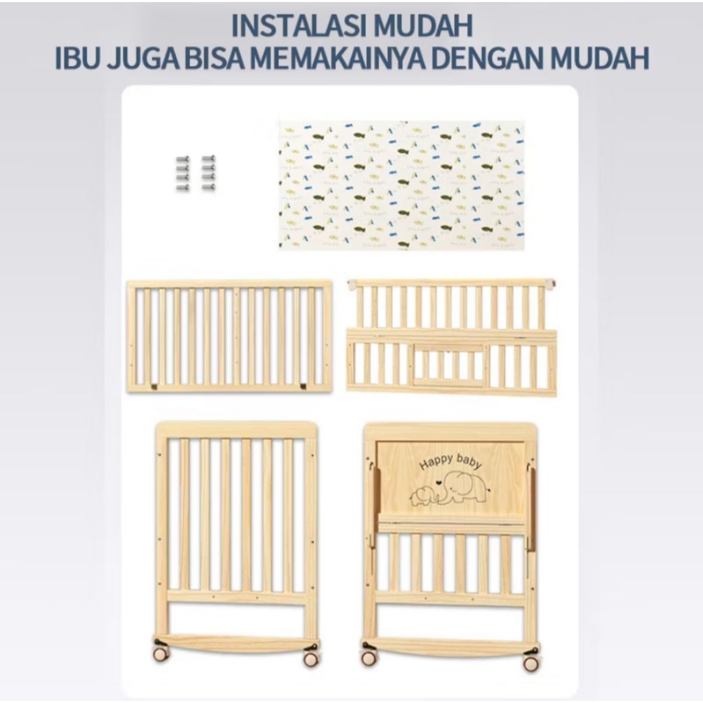 Dipan/Tempat Tidur Bayi Multifungsi
