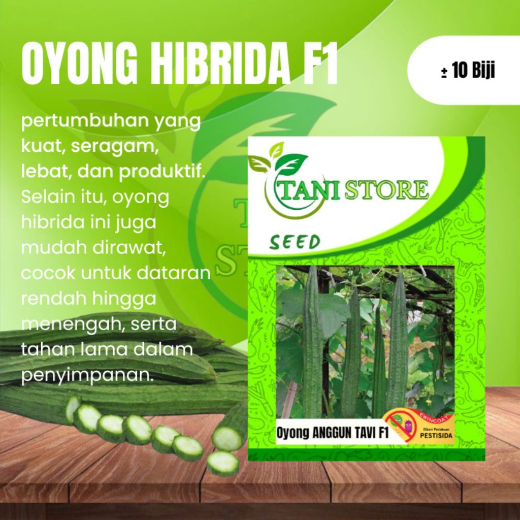 

Benih Oyong Hibrida F1 Repack ± 10 Biji