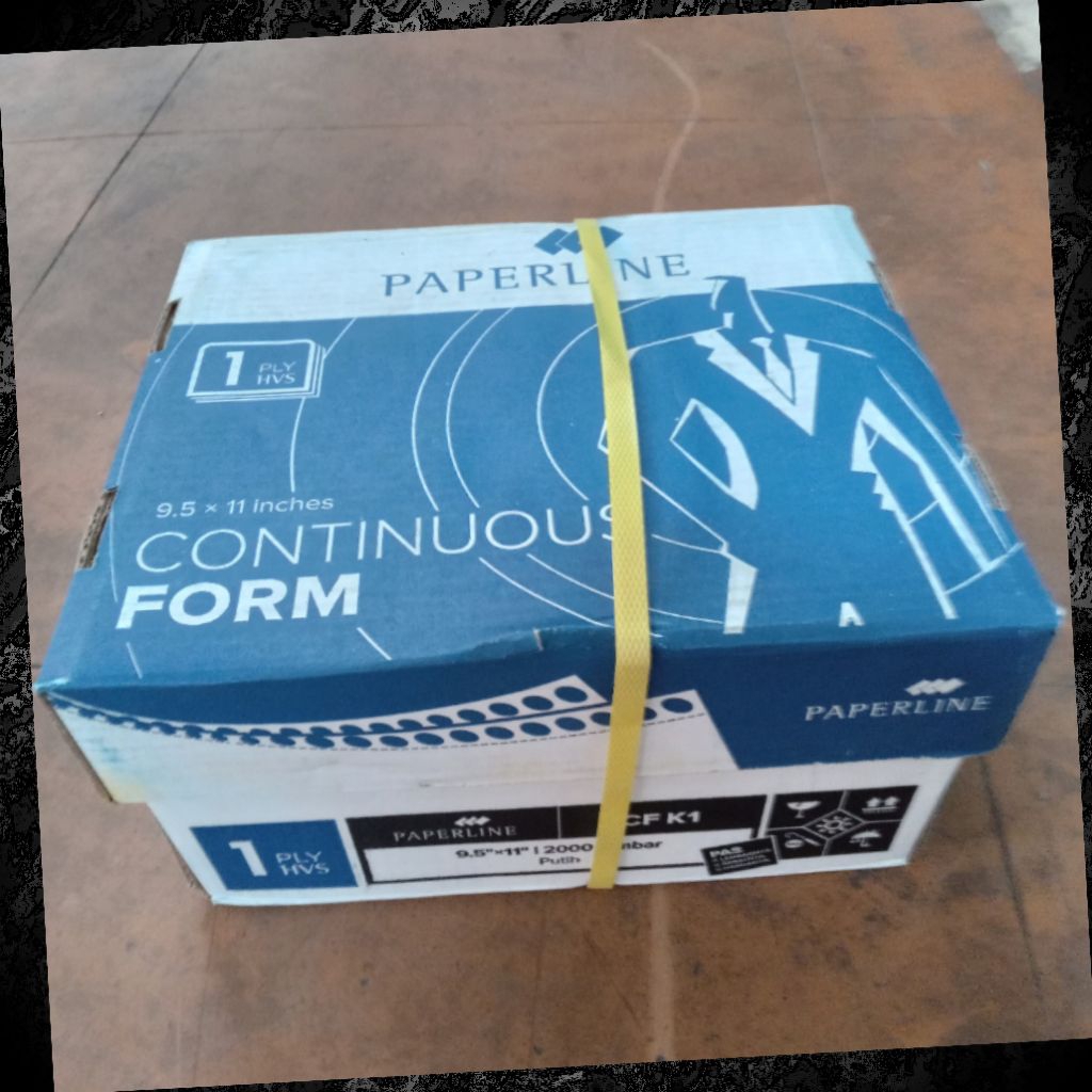 

Kertas Continuous Form Paperline HVS 1 Ply CF K1 Full