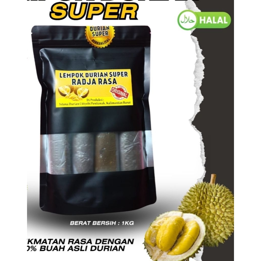 

Dodol/ Lempok Durian asli murni Pontianak