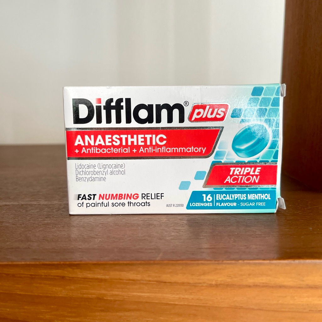 Difflam Plus Eucalyptus Menthol 16 Lozenges