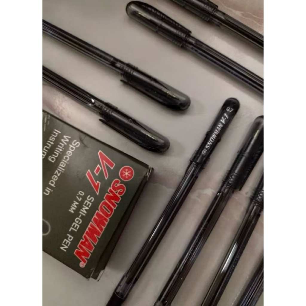 

Pulpen Snowman V1 Hitam Lusin