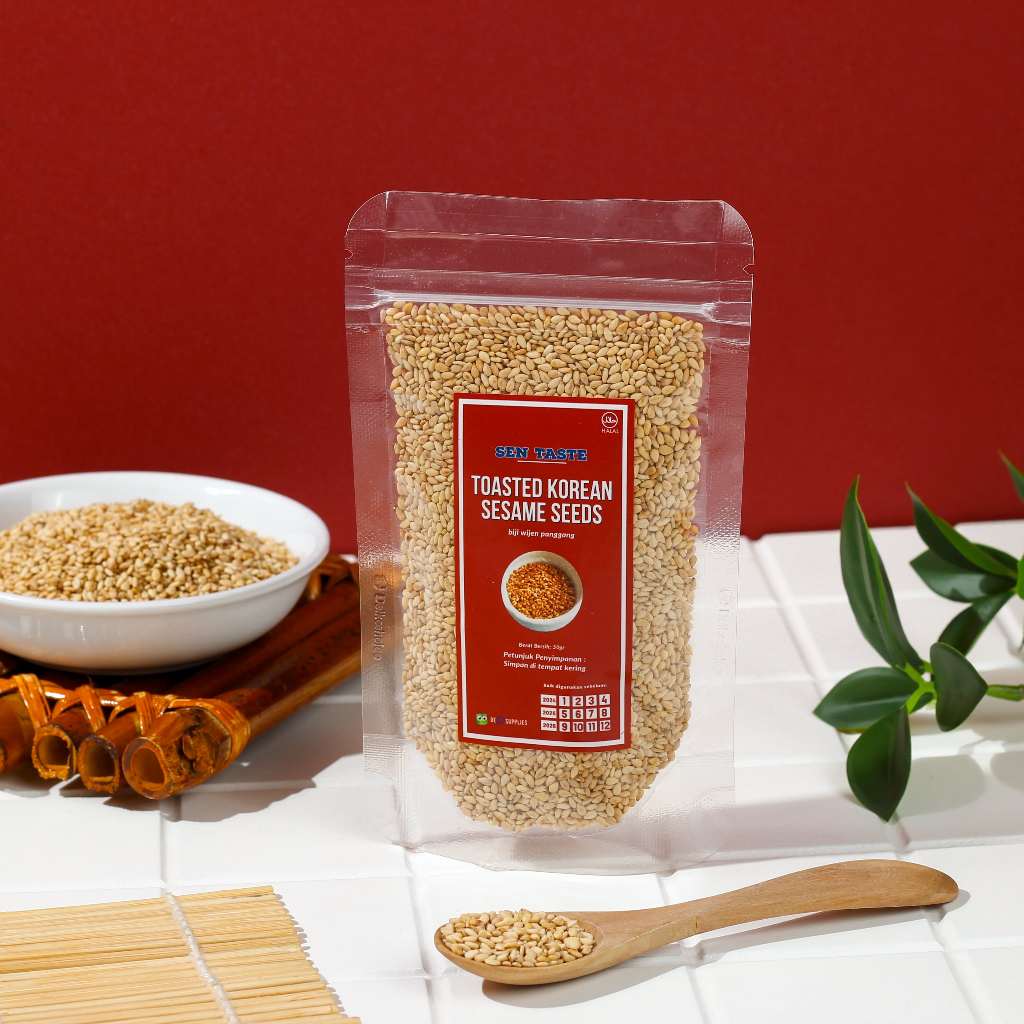 

Biji Wijen Panggang Sangrai Korea Sentaste 50gr - Korean Sesame Seeds