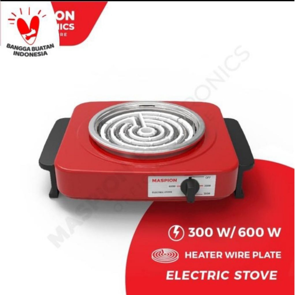 Maspion Kompor Listrik S 300 / Kompor Listrik Maspion S 300 / Maspion S-300