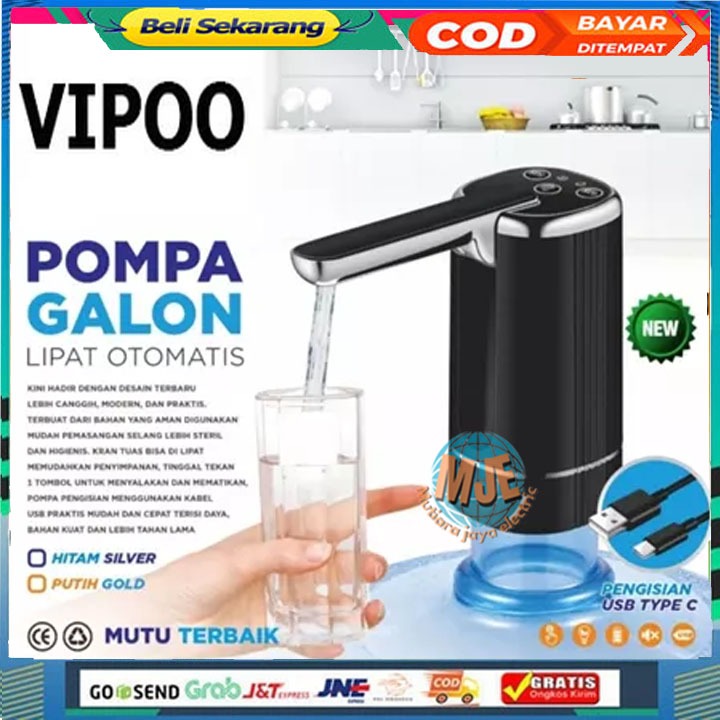 POMPA GALON LIPAT VIPOO V-2077 / POMPA USB LIPAT POMPA ELEKTRIK VIPOO V-2077 PRAKTIS / POMPA GALON L