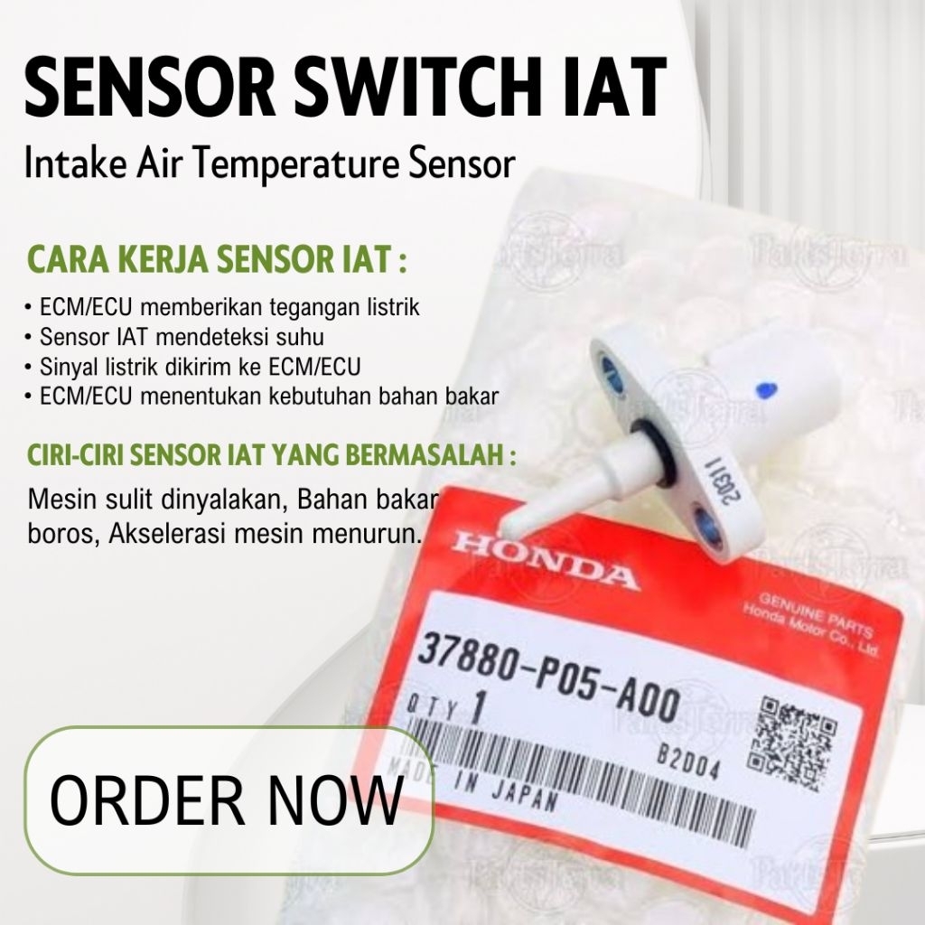 Switch Sensor Udara IAT Civic Genio, Civic Estilo Original Honda