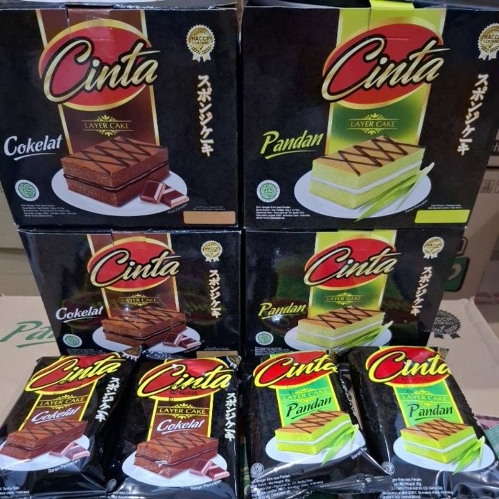 

Bolu cinta // layer cake // 10 pcs // box
