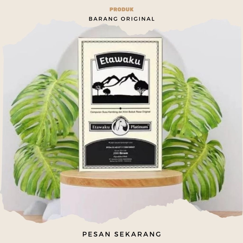 

Etawaku Platinum Original - Susu Kambing Etawa & Susu Bubuk Kualitas Premium