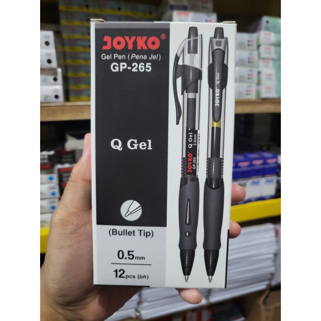 

Pulpen Gel Joyko GP 265 Gel 0.5 mm 1 PACK isi 12 pcs / Gel Pen