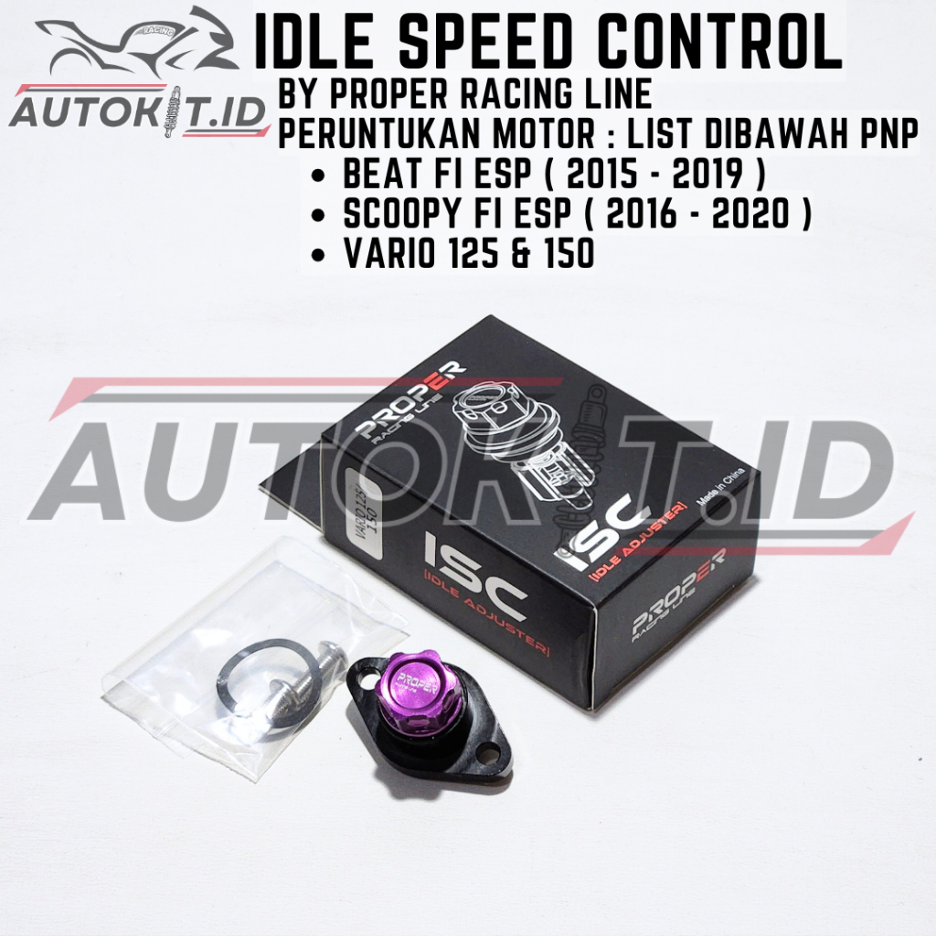 IDLE SPEED CONTROL / ISC MANUAL LANGSAM PROPER RACING LINE UNTUK VARIO 125 150 160,  BEAT, SCOOPY, G