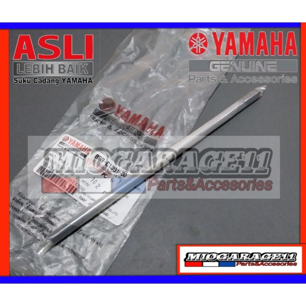 Baut Tusuk Sate Baut Tanam Cylinder Head Panjang Aerox 155 Old New Lexi 125 Original BB8-E1391-00