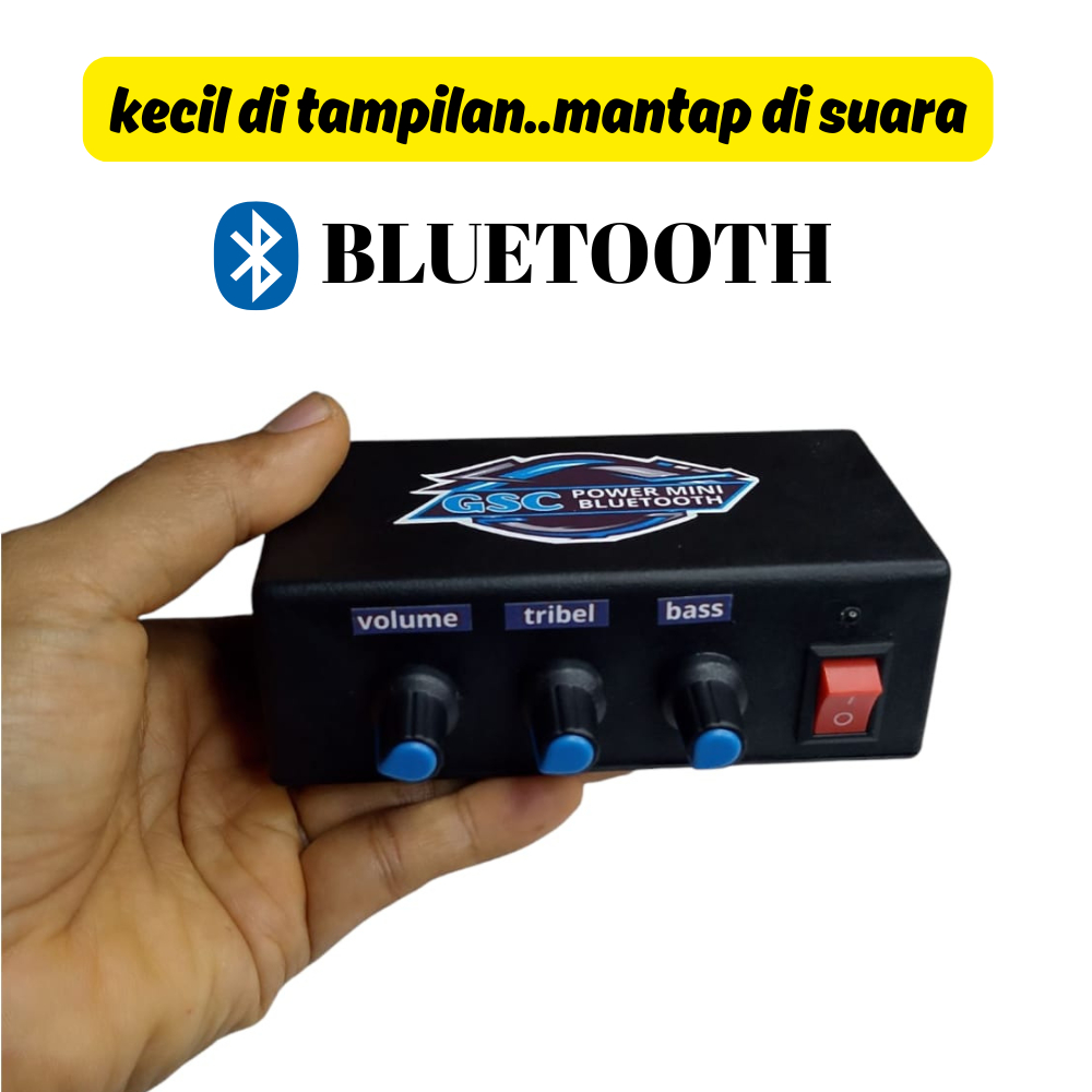Amplifier mini 5 volt ,BLUETOOTH, TONE CONTROL volume TREBEL & BASS
