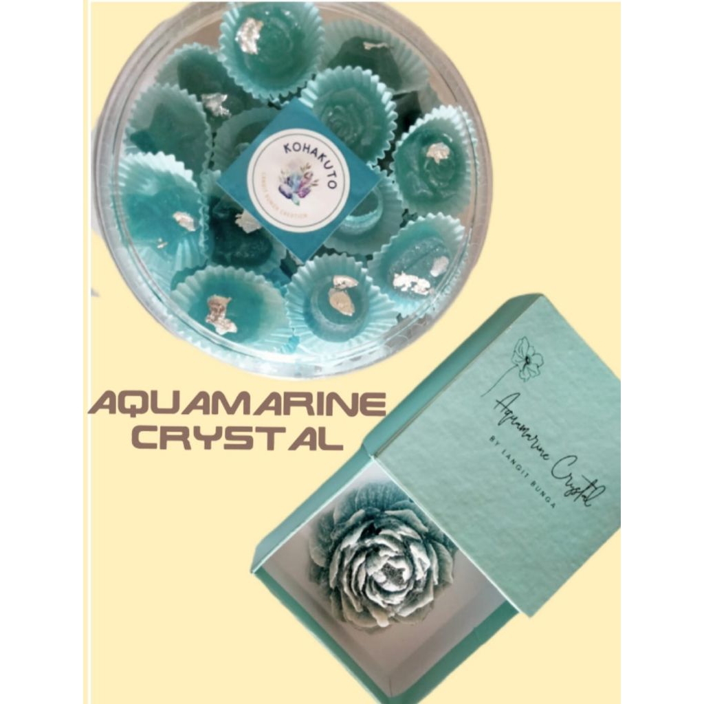 AQUAMARINE CRYSTAL | KOHAKUTO CRYSTAL CANDY | PERMEN JELLY