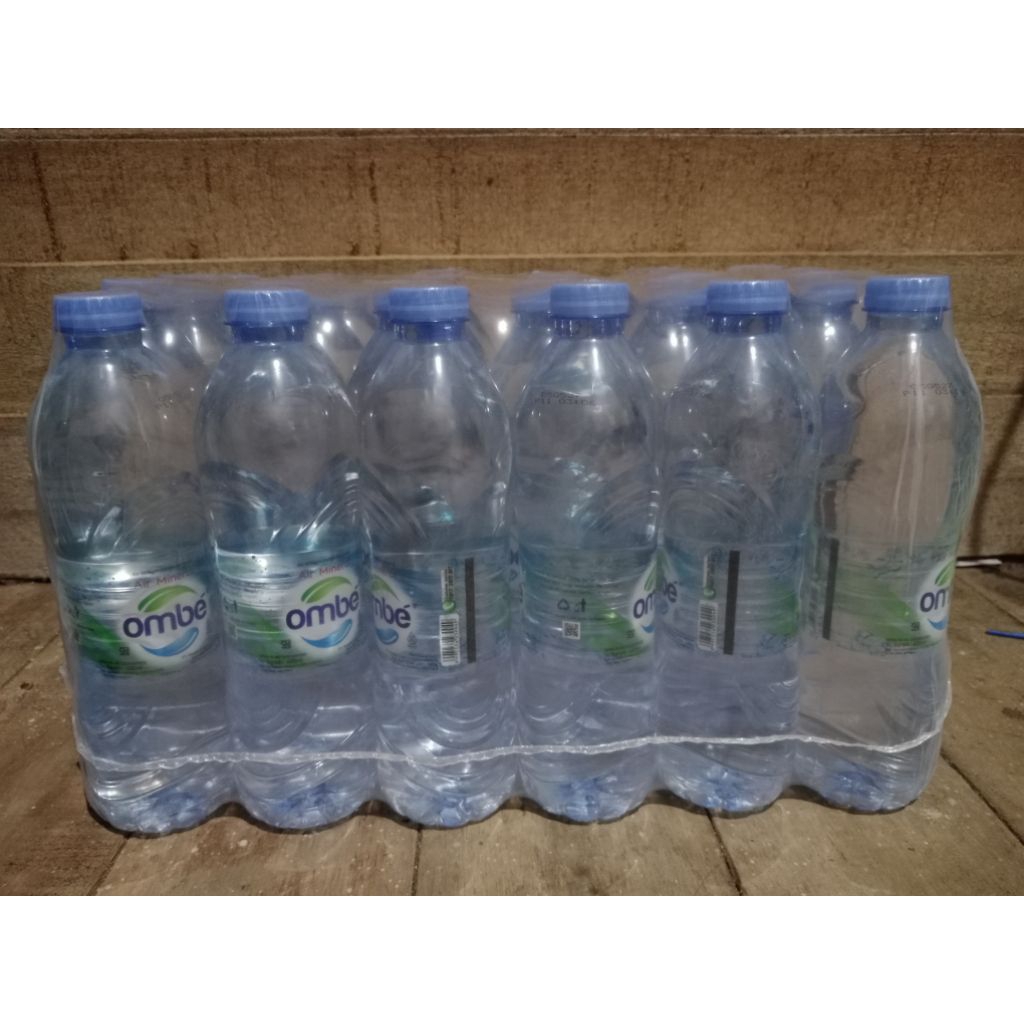 

Air Mineral Ombe Kemasan Botol 600ml per botol. Isi 24 botol