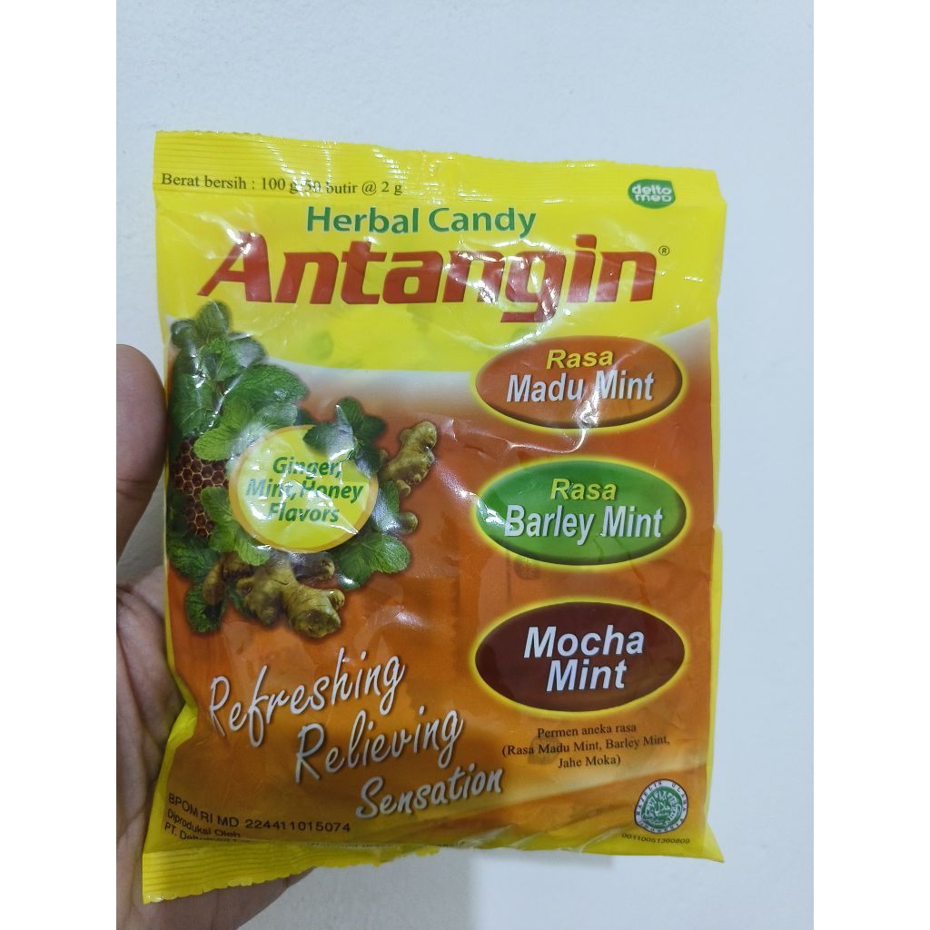 

Permen Herbal Antangin Kemasan 1 Bungkus isi 50 Butir