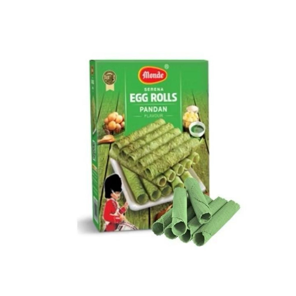 

Monde Serena Egg Roll Cookies Pandan 70 gram
