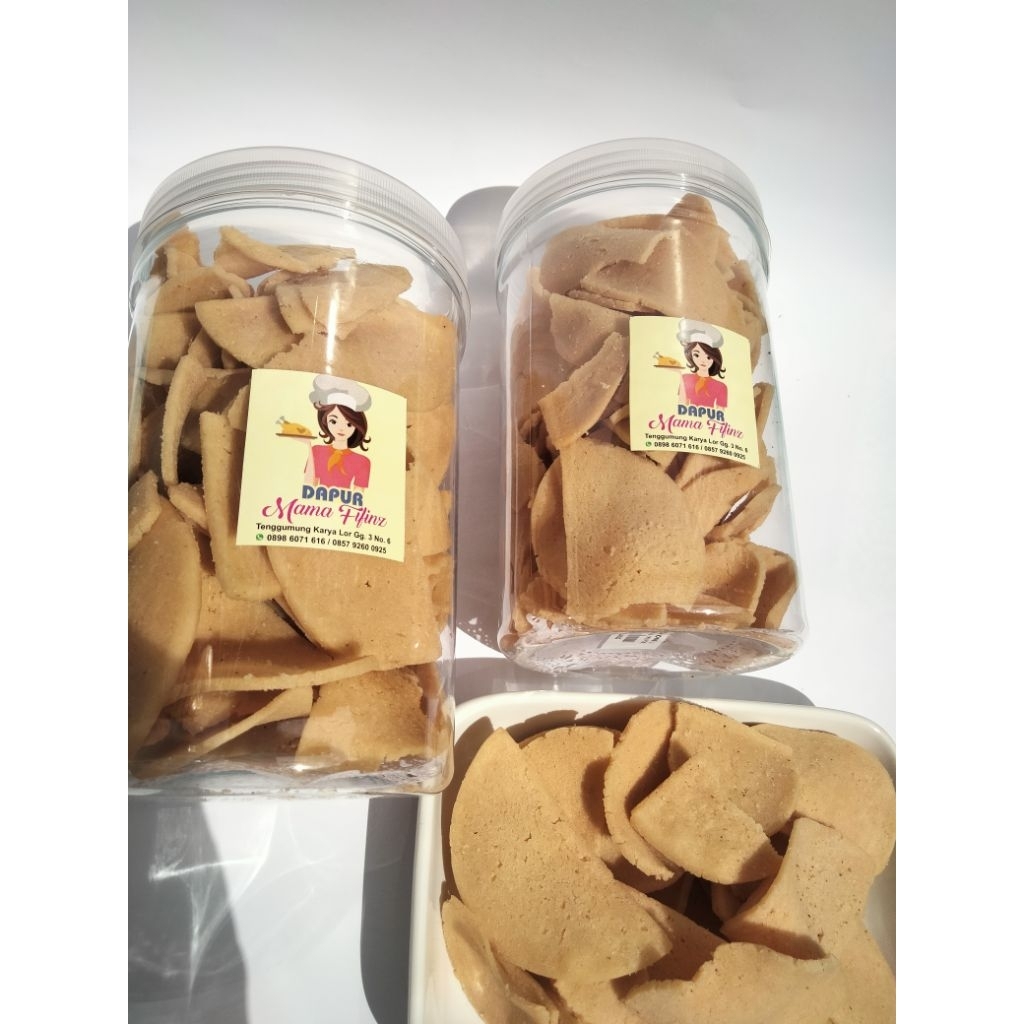 

Keripik getas kering (250gr) kemasan pouch