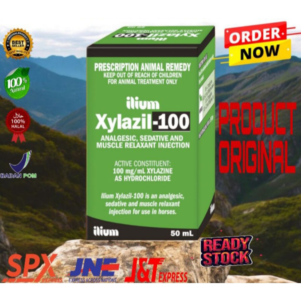 XYLAZIL-100 Ilium Asli Original Untuk Hewan Ternak