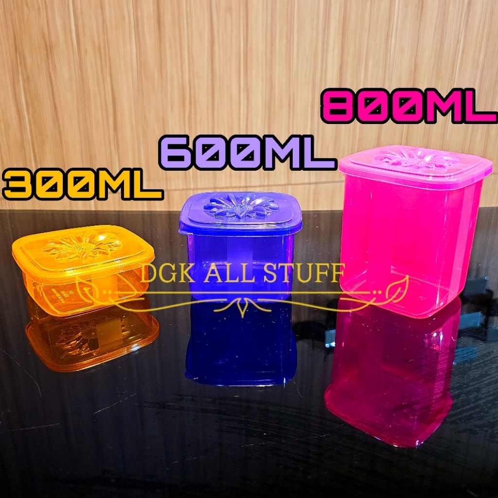 Toples Stoples Sealware Segi Motif Bunga Kue Kering Kerupuk Manisan Permen Lebaran Ramadan Plastik S
