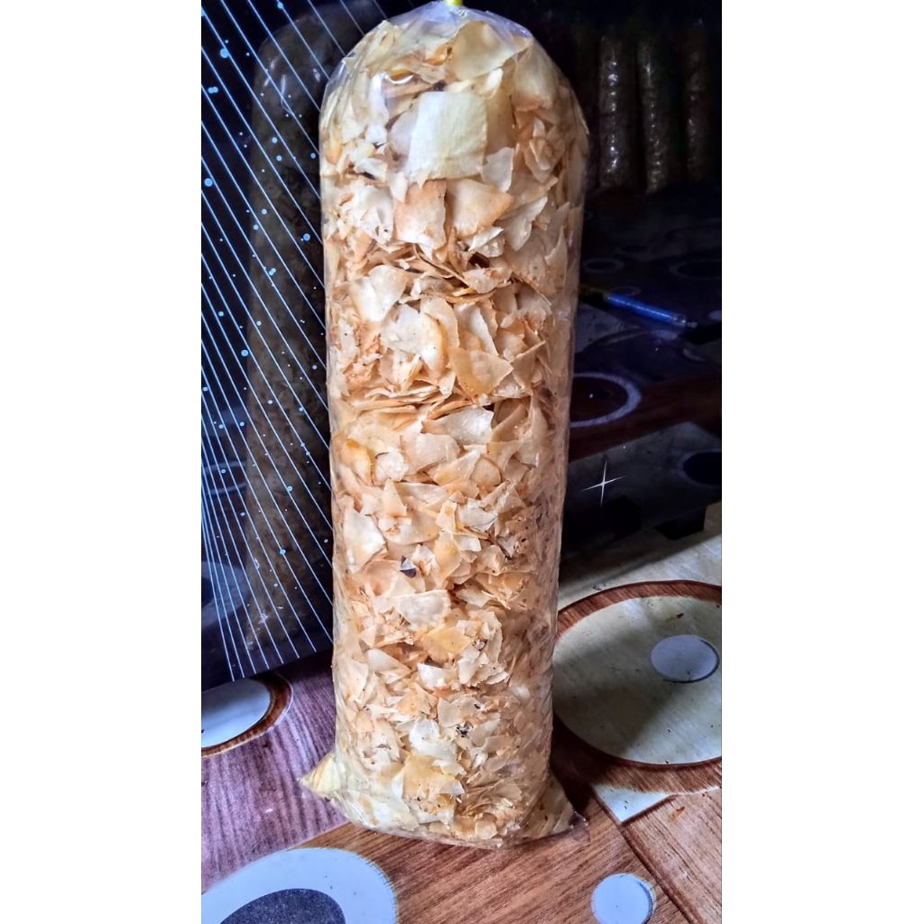 

patahan/remukan kripik singkong