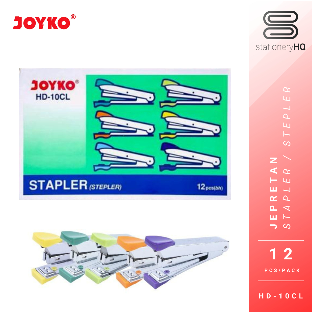 

(12 Pcs) Joyko Stapler / Staples HD-10CL