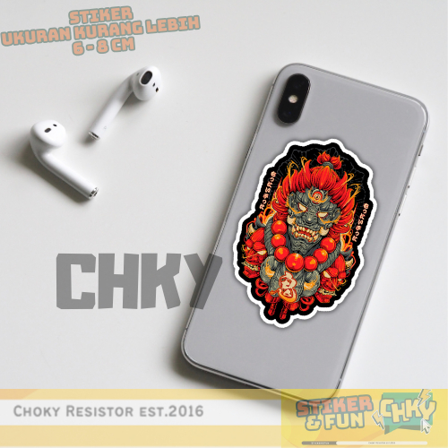 

Stiker Sticker Vinyl Laminasi AKUMA ONI HANYA
