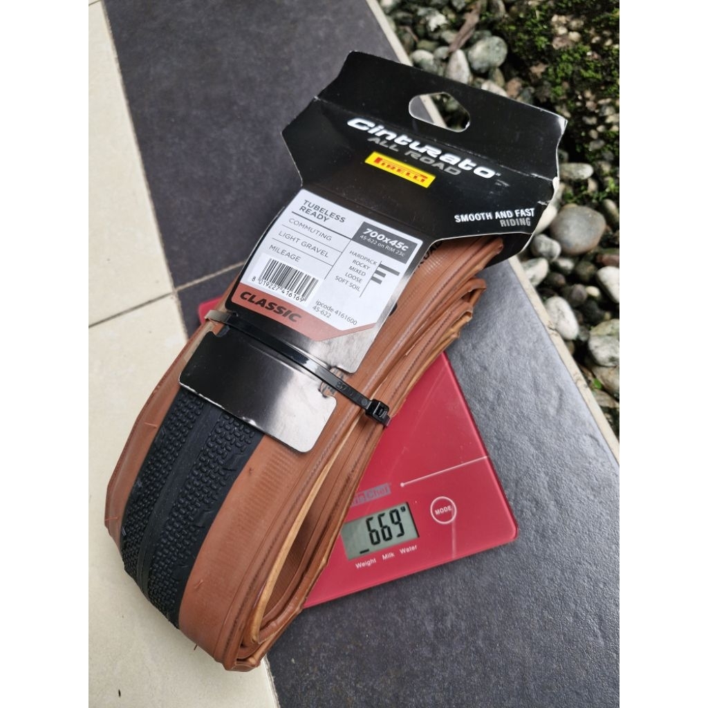 PIRELLI Cinturato All Road 700x45 Black brown skinwall tanwall classic gumwall 700c 45C ban gravel M