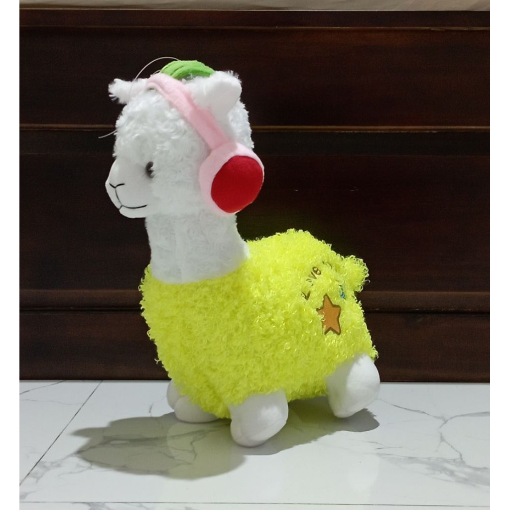 Boneka Alpaca Headphone Jumbo