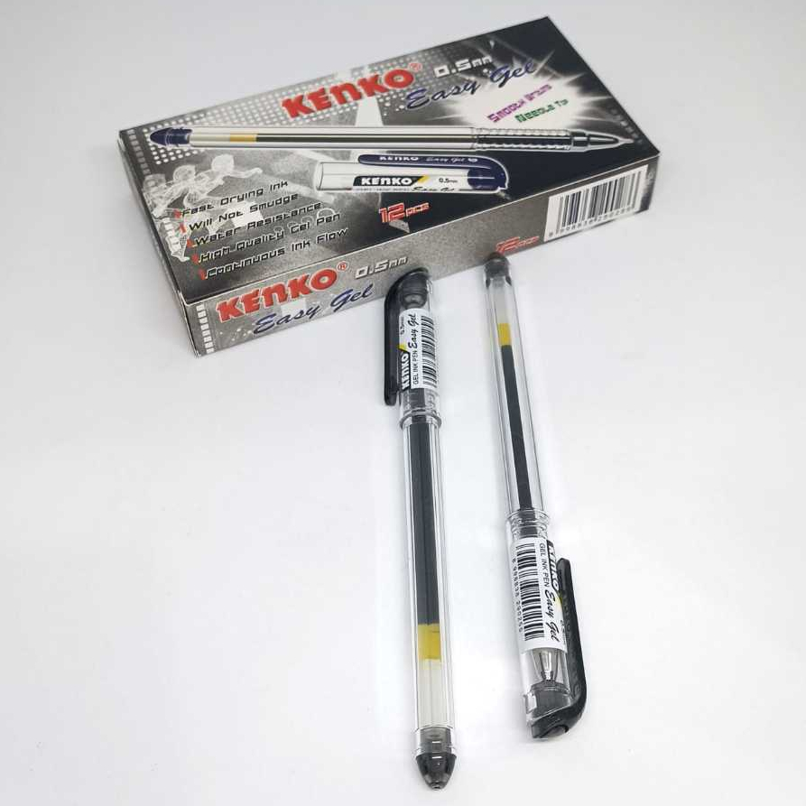 

Pulpen Easy Gel Needle Tip Kenko / Ballpoint / Pena / Alat Tulis / ATK