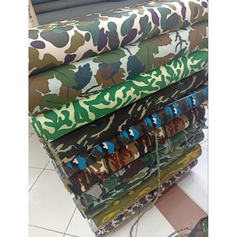 KODE R88A KAIN LORENG ARMY  Bahan Loreng Army  Bahan Loreng Ripstok Lebar 15OCM
