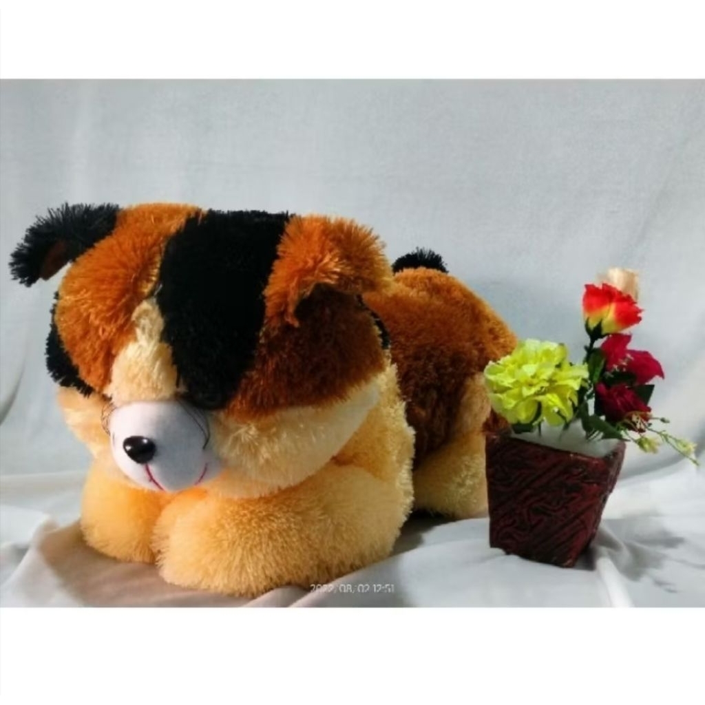 boneka kucing garong ukuran jumbo lucu