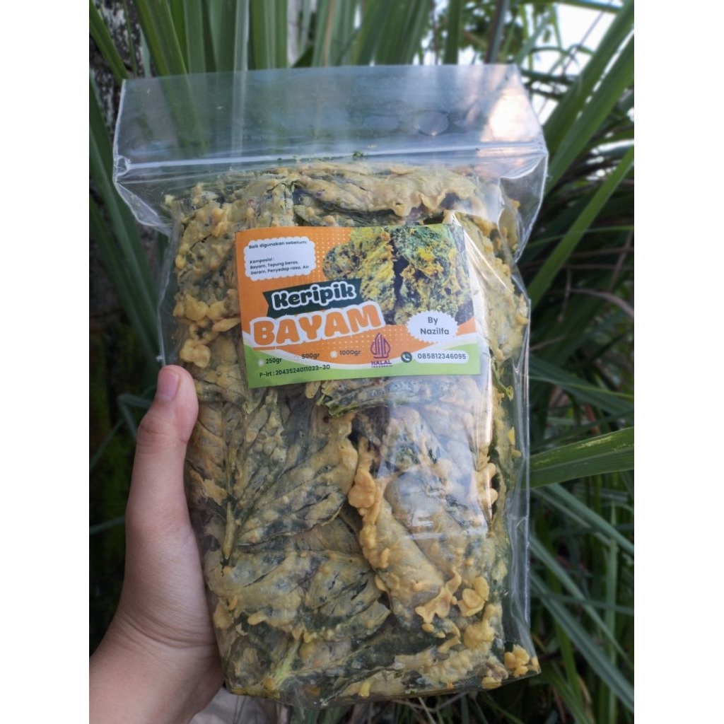 

Lezatoz_Genz Keripik Peyek Bayam { 250 & 500 Gram }