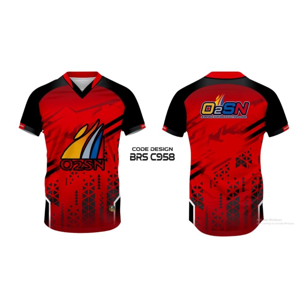 Kaos Jersey O2SN, POPDA, POPNAS Terbaru Premium, Free Custom Desain