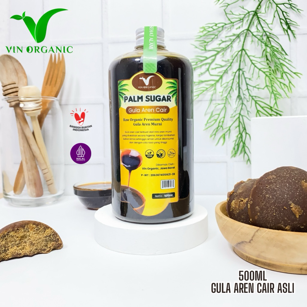 

VIN ORGANIC Gula Aren Cair Murni 500ml