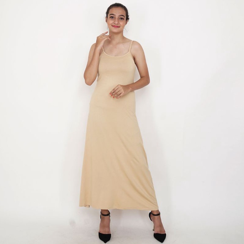 KODE L2E Inner Gamis Muslimah model Tanktop Daleman Manset Gamis Wanita tanpa lenganManset gamis wan