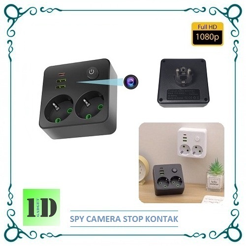 Spy Camera Steker Stop Kontak Listrik HD - Kamera Pengintai  - Spy Cam - Kamera Tersembunyi Colokan 