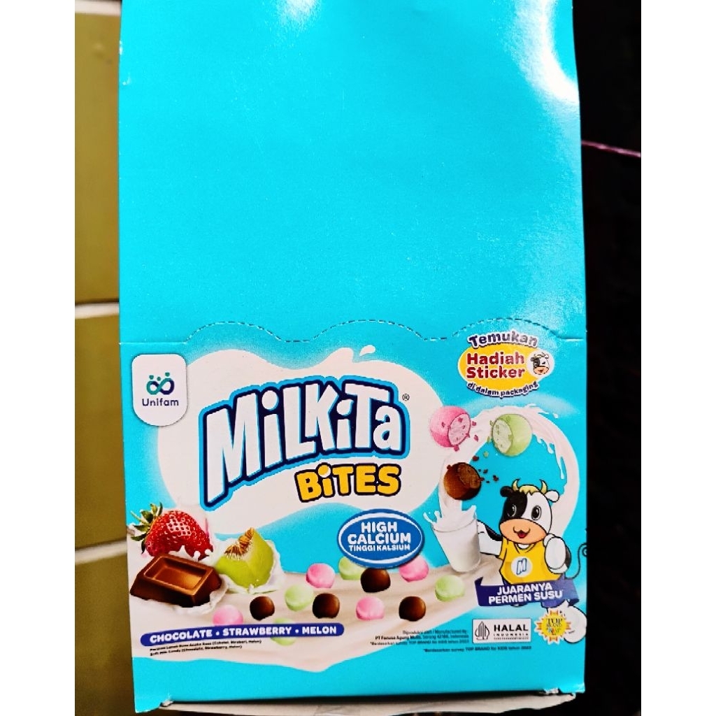 

Milkita Bites Permen Susu 1 Box Isi (24Pcs x 25Gr)