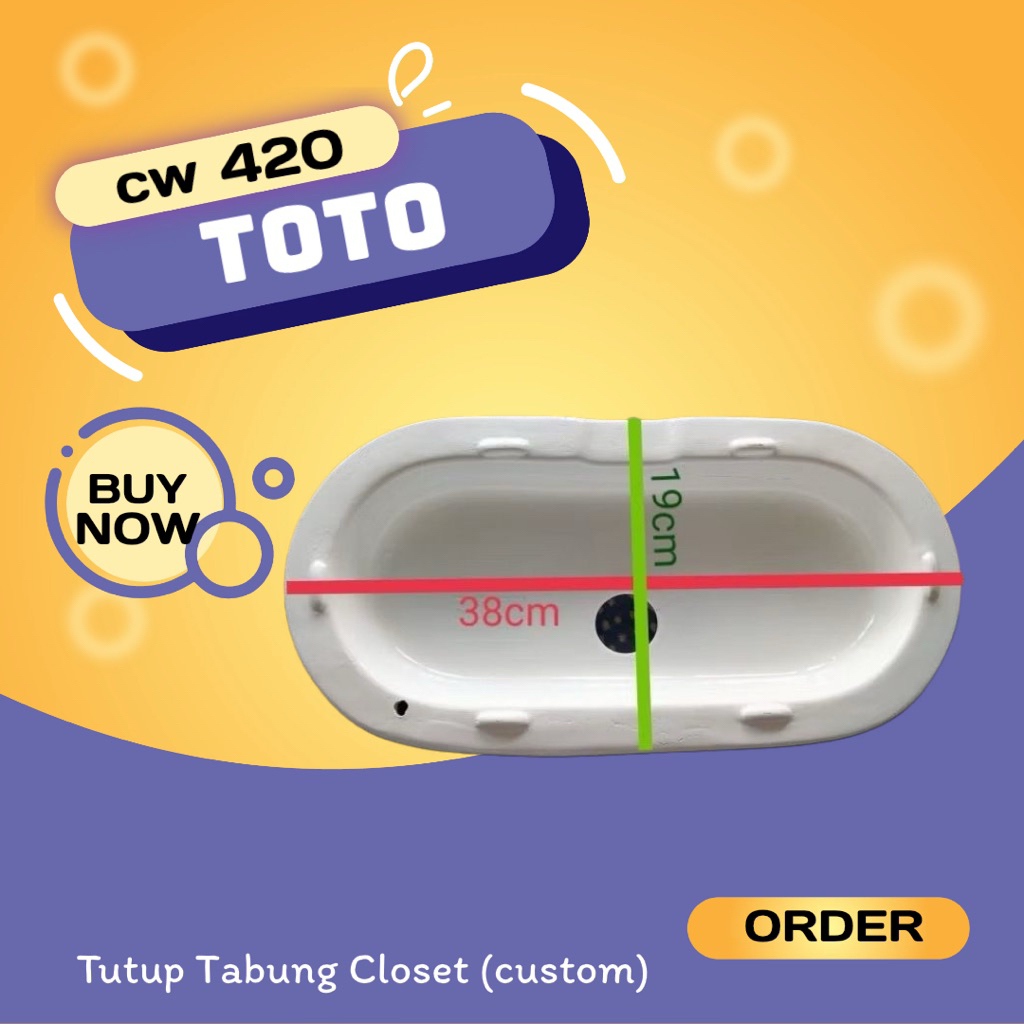 Tutup kloset Toto cw420