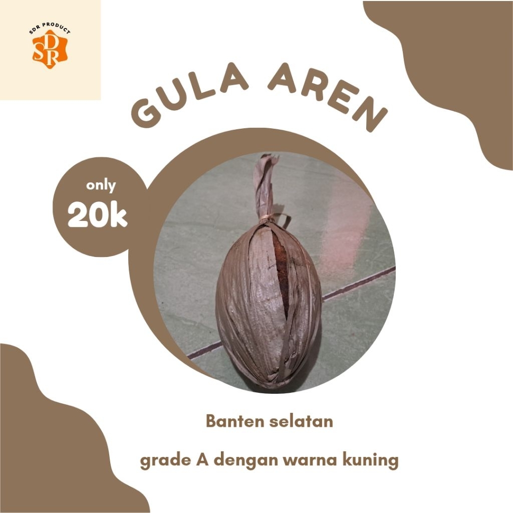 

Gula Aren Khas Banten Selatan, berat: 1/2 Kg (atau 500gram)