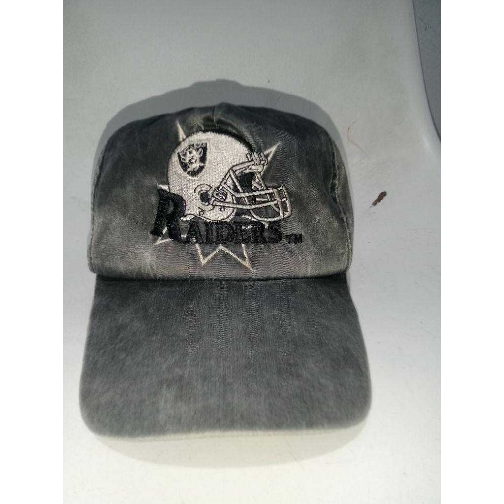 topi basball nfl vintage second 1991 raiders