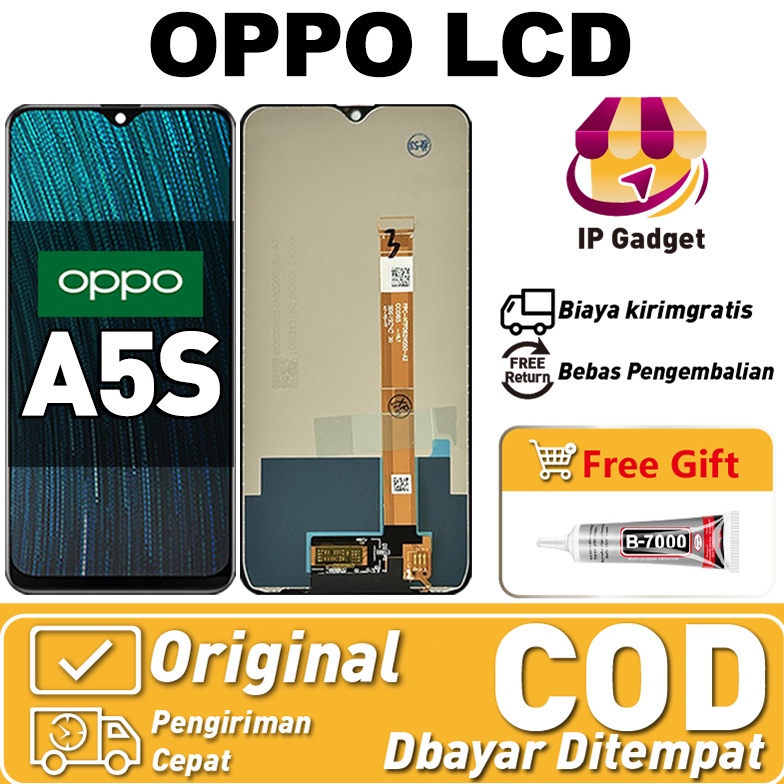 Original LCD OPPO A5S fullset ori asli Layar hp touchscreen Sentuh Versi Tinggi COD KODE C3B5