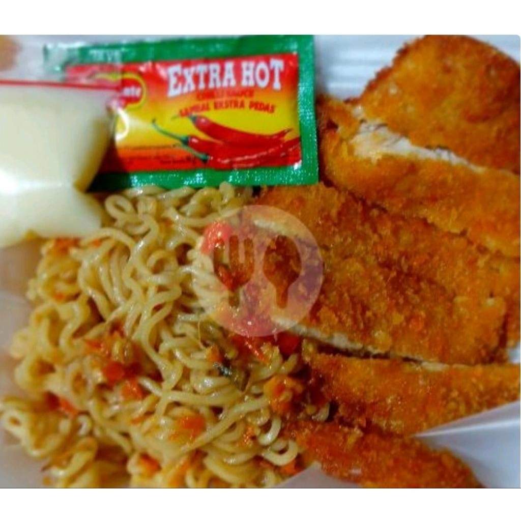 

indomie goreng ayam katsu