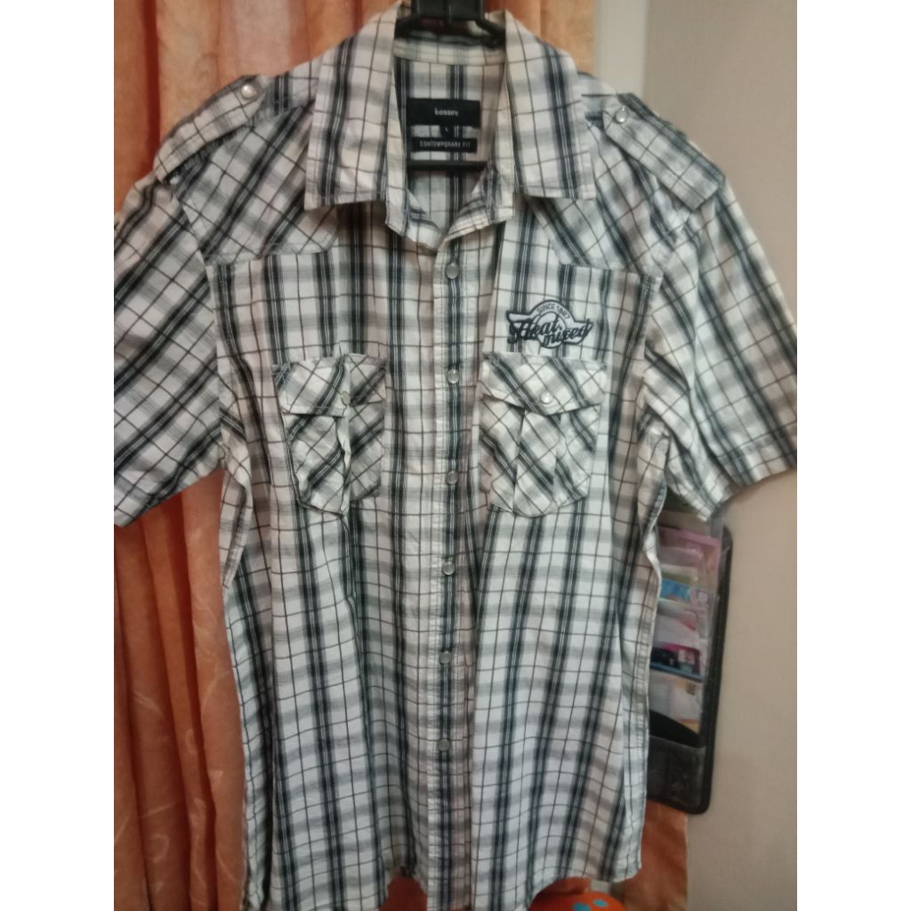 kemeja pria Bossini preloved