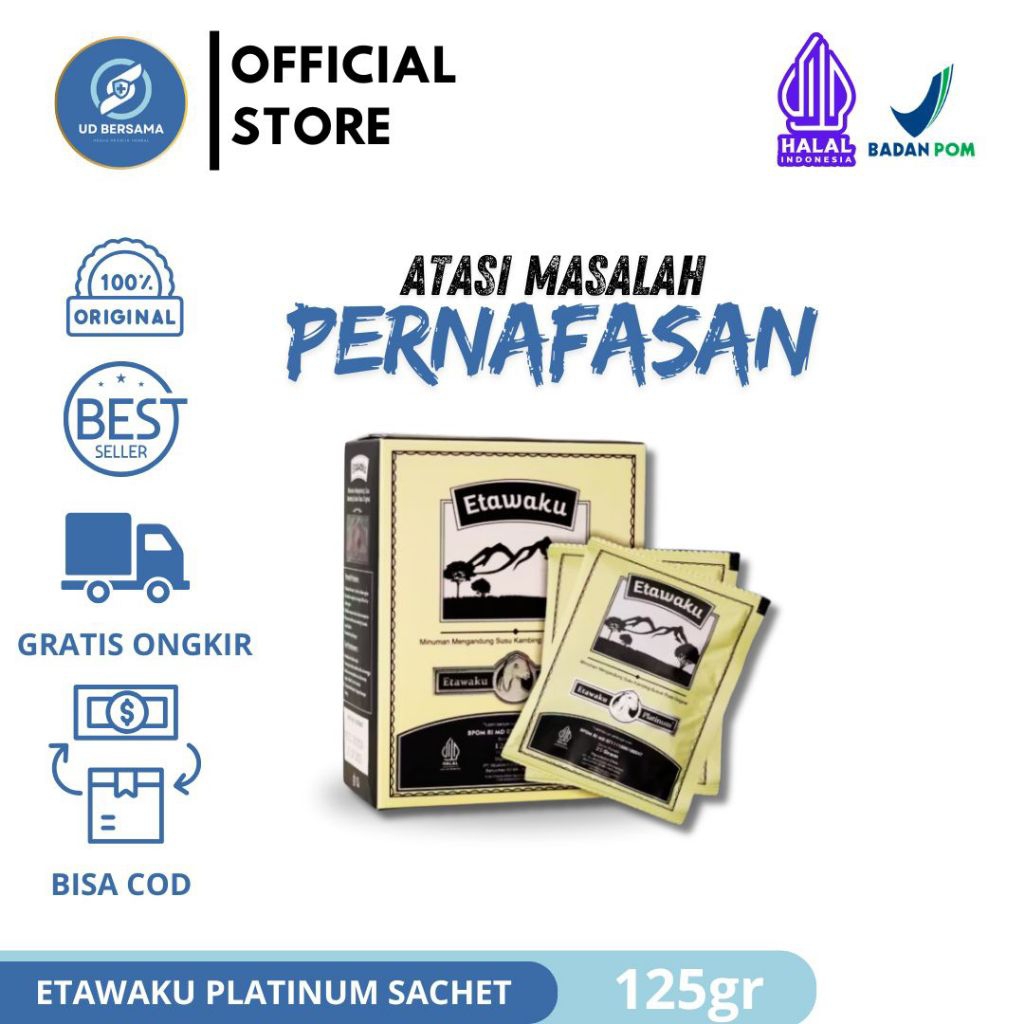 

Susu Kambing Etawaku Platinum Susu Kesehatan Sendi dan Pernapasan kemasan saset Banjarmasin