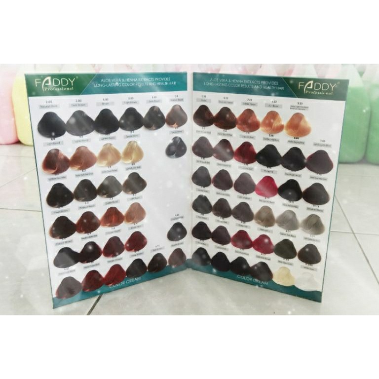 KODE C45Z FADDY BUKU WARNA KATALOG HAIR COLOR