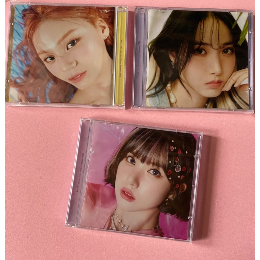album viviz summer vibe official ready stock 3 album ver.sinb,ver.umji,ver.eunha